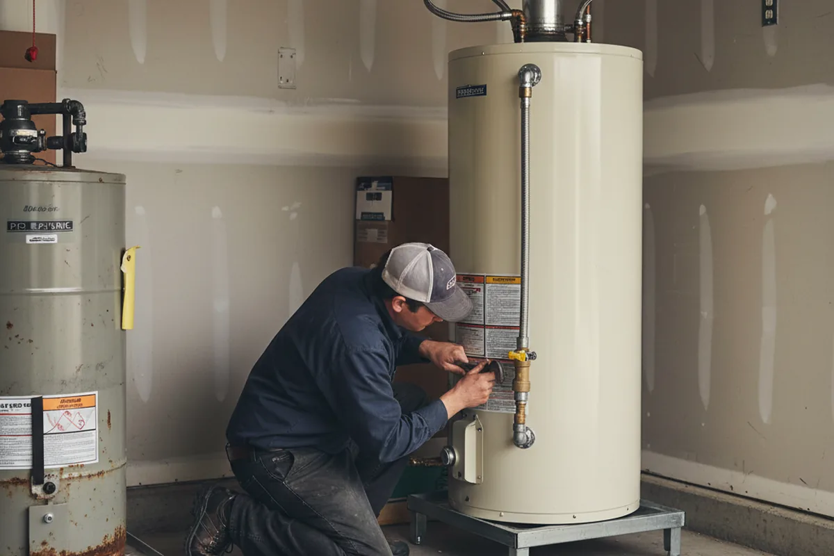 Water heater and shutoff valve replacement in Annandale On Hudson
